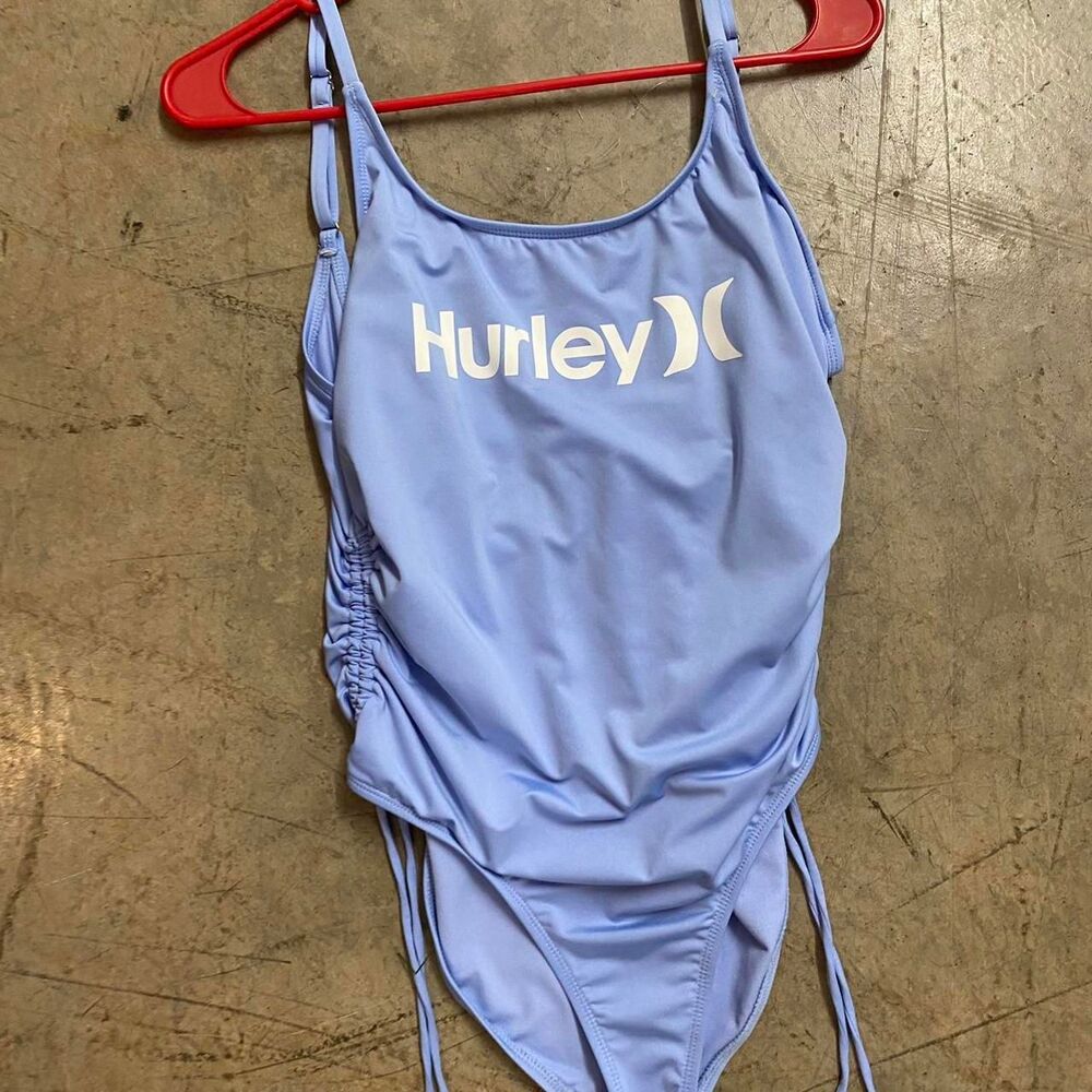 Hurley Women's Blue and Purple Swimsuit-one-piece